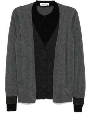 Monse Vest Met Vlak Detail - Zwart