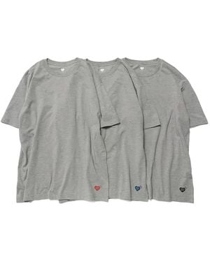 Human Made Logo-Patch T-Shirt (Pack Of Three) - Grey