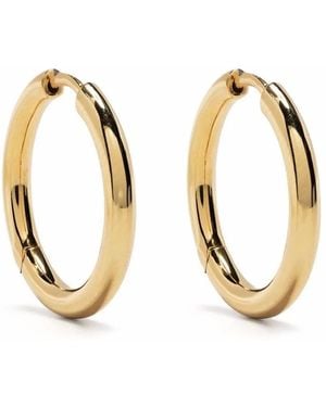 Tom Wood Medium Hoop Earrings - Metallic