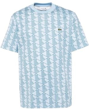 Lacoste モノグラム Tシャツ - ブルー