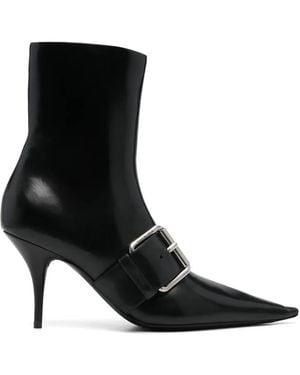 Balenciaga Knife 80 Ankle Boots - Black