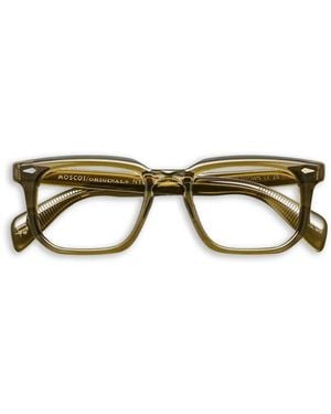 Moscot Zissel Brille Mit Eckigem Gestell - Grün