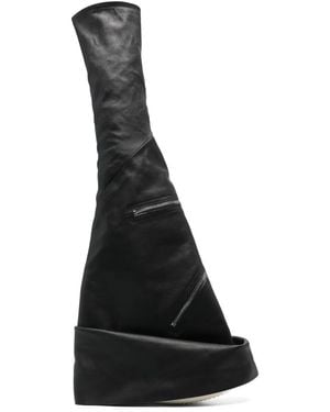 Rick Owens Cargoflares Sneak Boots - Black