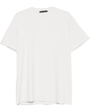 Low Brand T-Shirt Mit Rundhalsausschnitt - Weiß