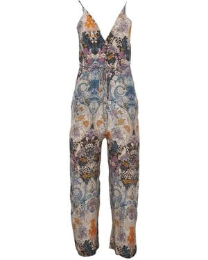 Maria Cher Besalu Agnes Printed Jumpsuit - White