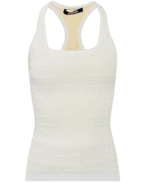 Jacquemus Scala Tank Top - White