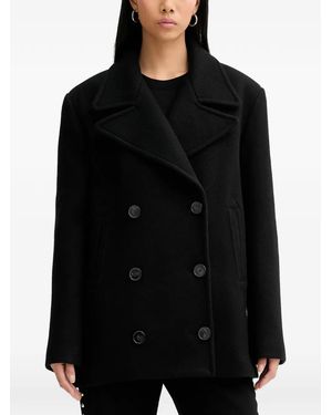 IRO Caribe Double-Breasted Coat - Black