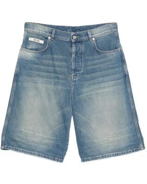 Moschino Logo Shorts - Blue
