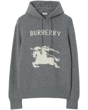 Burberry Ekd Hoodie - Grey
