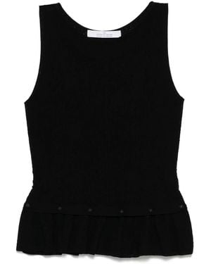 ロック rokh トップス レディース】CHAIN HALTER NECK KNIT TOP WITH SLEEVE | rokh
