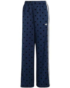 adidas Polka-Dot Track Trousers - Blue