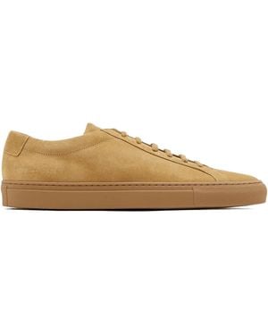 Common Projects Baskets En Daim - Marron