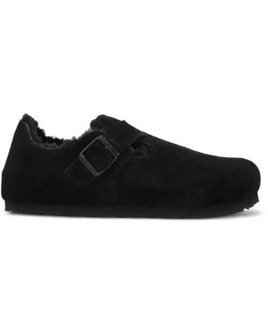 Birkenstock London Shearling Shoes - Black