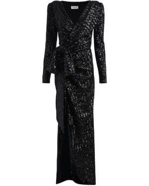 Balmain Long Sequinned Dress - Black