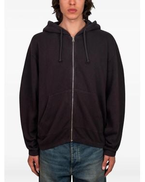 Another Aspect Zip-Front Cotton Hoodie - Blue