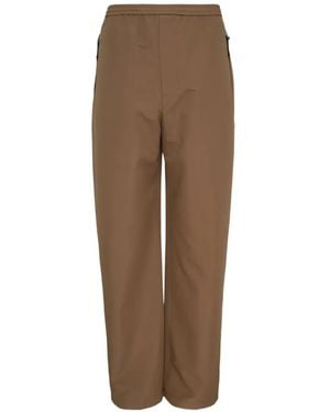 Jil Sander Elasticated-Waist Pants - Brown