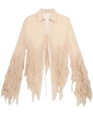 Blumarine Ruffled Shirt - White