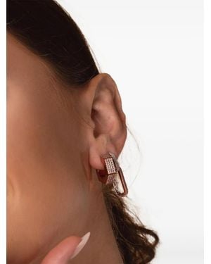 Eera 18K Dado Diamonds Single Earring - Brown