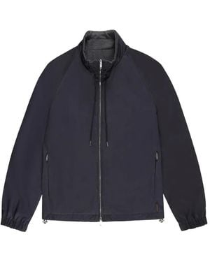 Slowear Reversible Taffeta Blouson Jacket - Blue