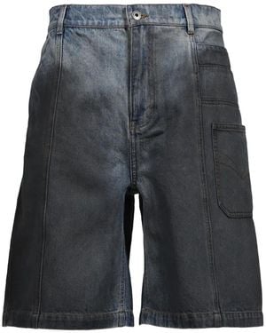 Feng Chen Wang Gradient-Effect Denim Shorts - Grey