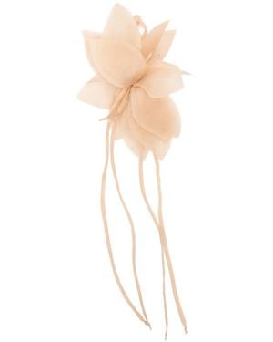 Antonelli Flower-Shape Brooche - White