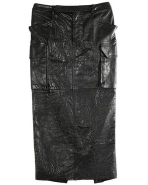 Rick Owens Firbanks Maxi Skirt - Black