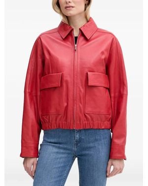 Trussardi Flap-Pocket Jacket - Red