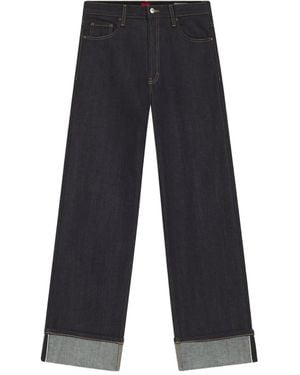HUGO Cuffed Jeans - Blue