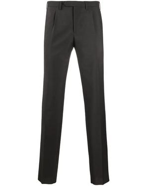 Dell'Oglio Tapered-Leg Tailored Trousers - Grey