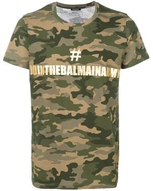 Balmain Join Camo Tee - Green
