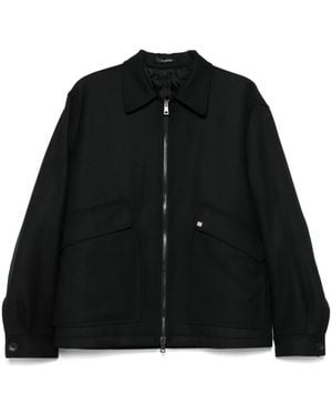 Tagliatore Wool Jacket - Black