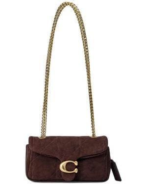 COACH Tabby Shoulder Bag 20 With Quilting - White