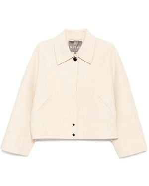 N.Peal Cashmere Chaqueta Cash Short - Neutro