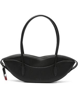 Fiorucci Lips-Shape Tote Bag - Black
