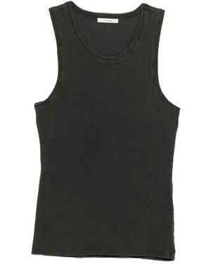 Entire studios Round-Neck Tank Top - Black