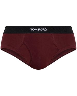 Tom Ford Logo Briefs - Purple
