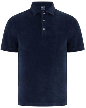 Fedeli Polo De Manga Corta - Azul