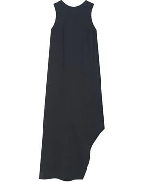 Aeron Glaze Asymmetric Dress - Blue