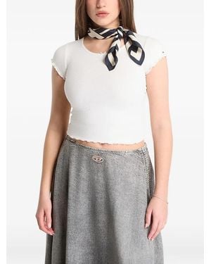 Tommy Hilfiger Silk Scarf - Grey