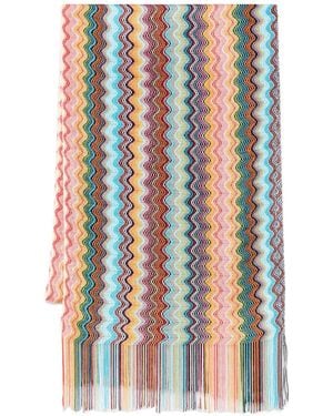 Missoni ジグザグ スカーフ - ブルー