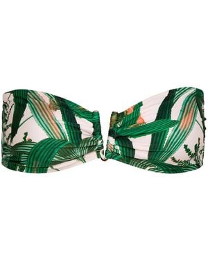 Lenny Niemeyer Bandeau V-neck Top - Green