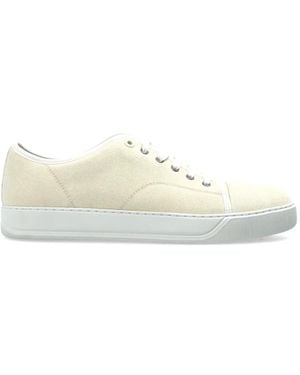 Lanvin Dbb1 Canvas Sneakers - White
