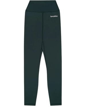 Sporty & Rich Logo Performance Trousers - Green