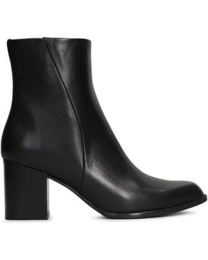 Evaluna Block-Heel Ankle Boots - Black