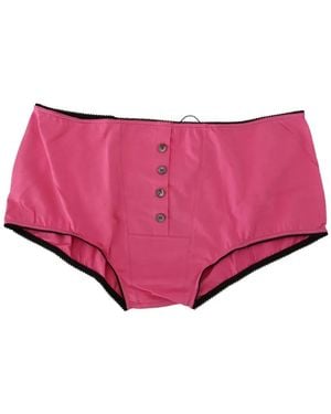 John Galliano Button-Front Underwear - Pink