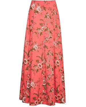 Cara Cara Falda Con Estampado Floral - Rojo