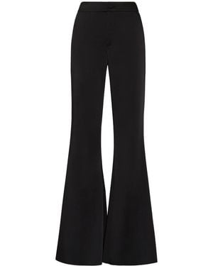 Philipp Plein Flared Satin Pants - Black