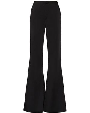 Philipp Plein サテン フレアパンツ - ブラック