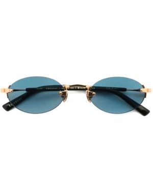 Gast Quantum Oval-Frame Sunglasses - Blue