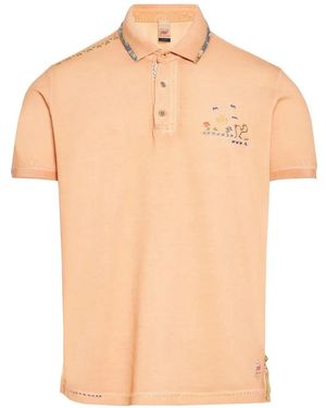 Bob Embroidered Polo Shirt - Natural